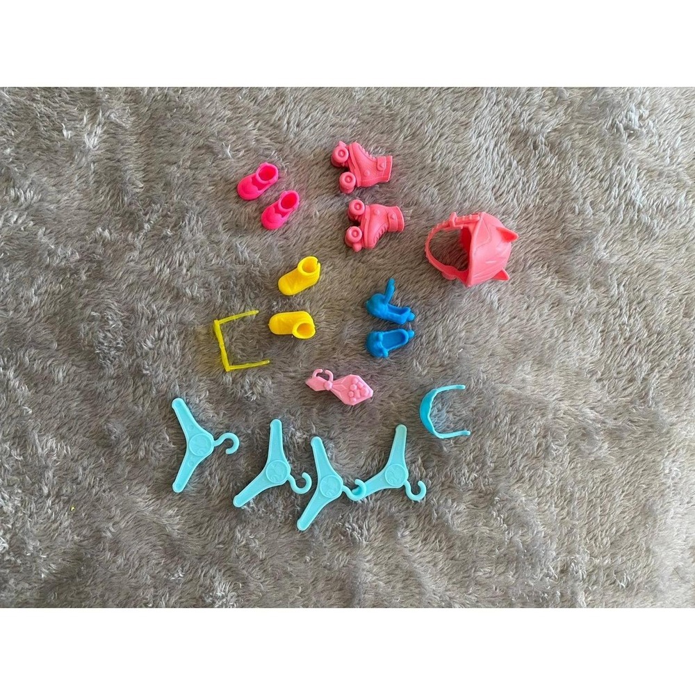 Fashion Doll Accessories Lot Tiny Items Hangers Skates Shoes Sunglasses Toy s1